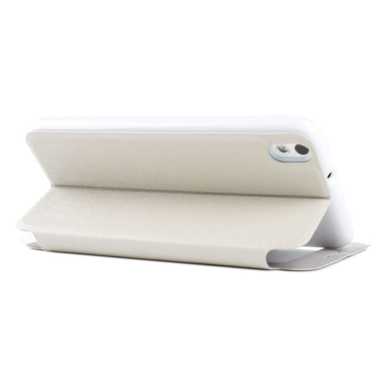 Oracle Texture Horizontal Flip Leather Case with Call Display ID & Holder for HTC Desire 816 / 800