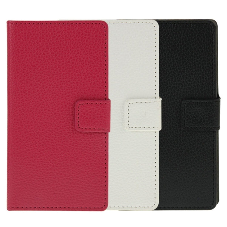 Litchi Texture Leather Case with Holder & Card Slots & Wallet for Nokia Lumia 830(Magenta)