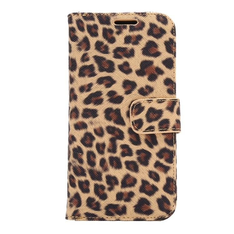 Leopard Texture Leather Case with Holder & Card Slots & Wallet for HTC M9(Yellow)