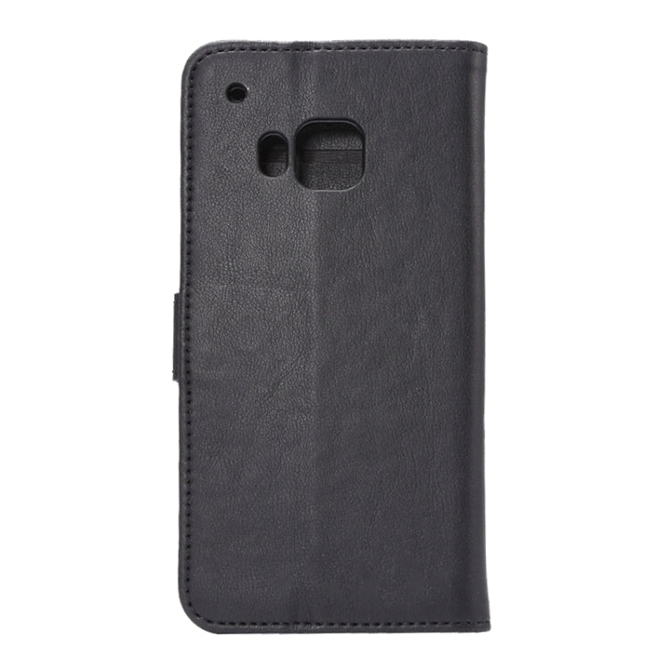 Crazy Horse Texture Leather Case with Holder & Card Slots & Wallet for HTC M9
