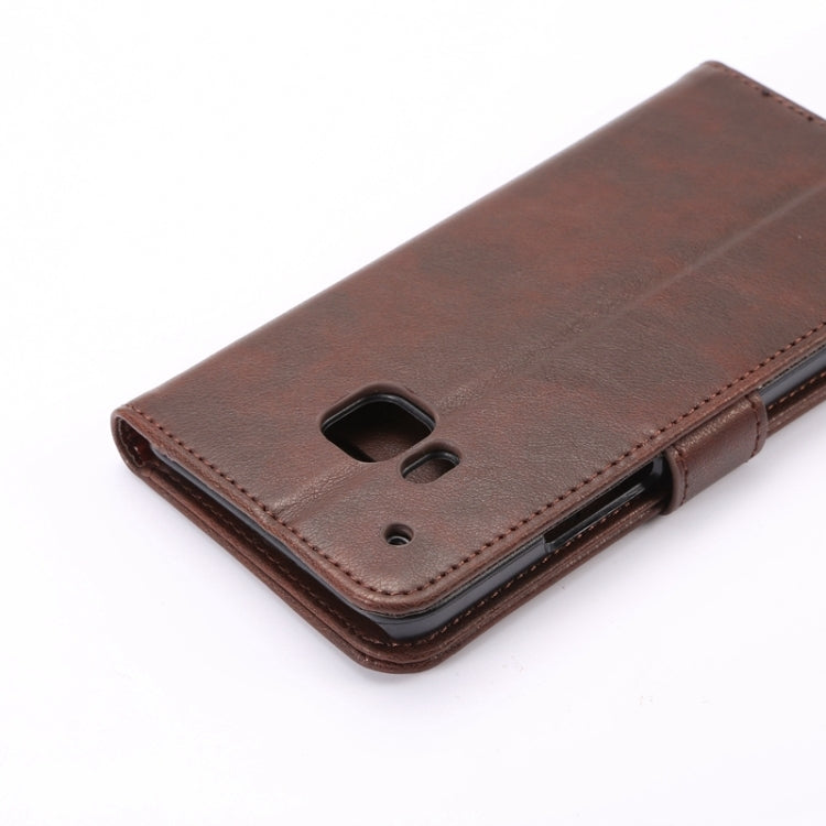Crazy Horse Texture Leather Case with Holder & Card Slots & Wallet for HTC M9