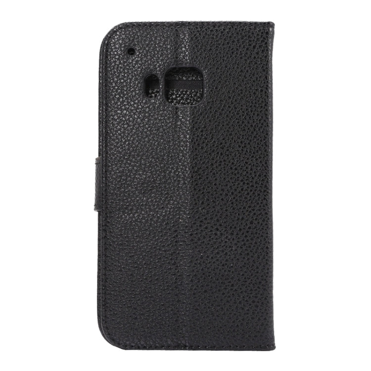 Litchi Texture Leather Case with Holder & Card Slots & Wallet for HTC M9