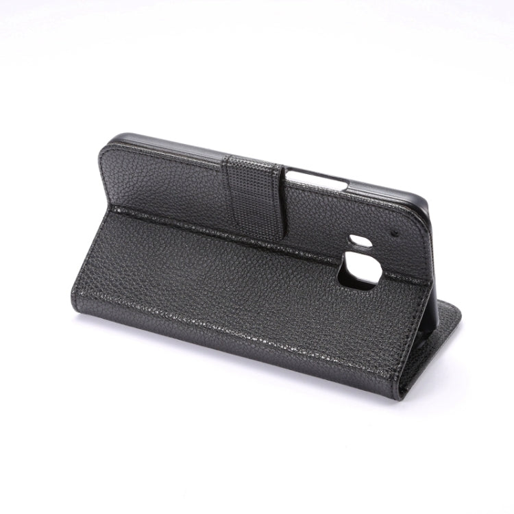 Litchi Texture Leather Case with Holder & Card Slots & Wallet for HTC M9