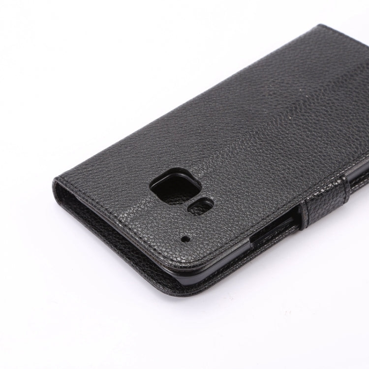 Litchi Texture Leather Case with Holder & Card Slots & Wallet for HTC M9