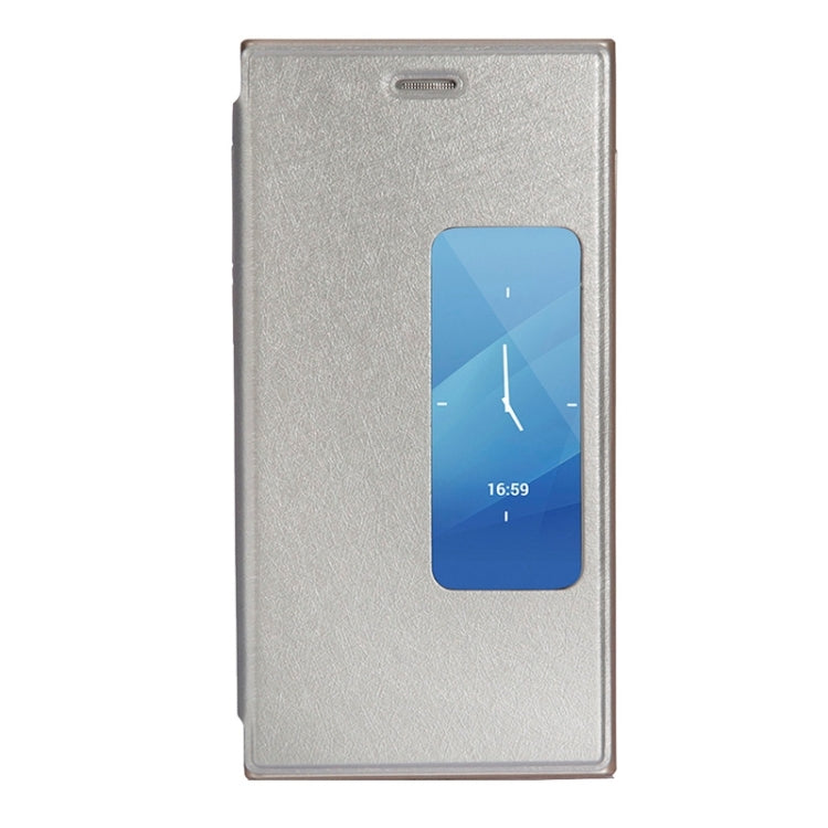 Leather Case with Holder and Caller ID Display for DOOGEE TURBO2 DG900