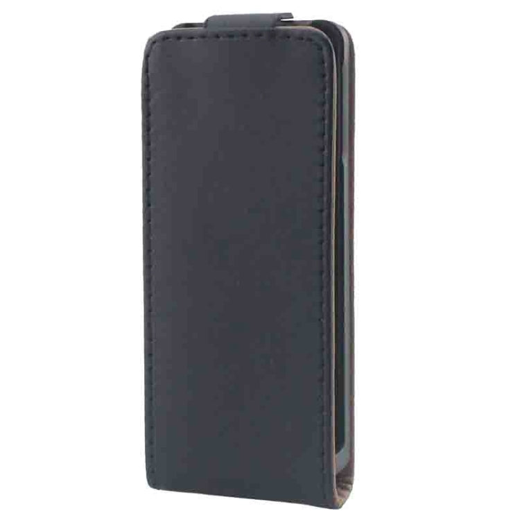 Vertical Flip Magnetic Button Leather Case for Nokia 515 / 515 Dual