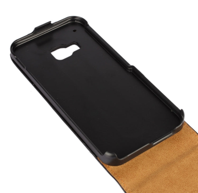 Vertical Flip Genuine Split Leather Case for HTC One M9