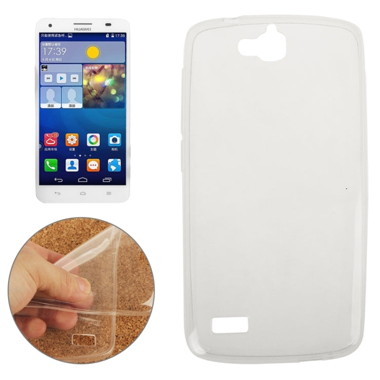 Ultrathin Transparent TPU Protective Case for Huawei Honor 3C
