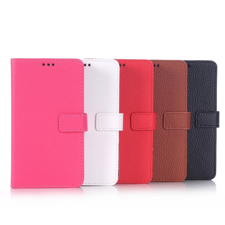 Litchi Texture Leather Case with Holder & Card Slots & Wallet for Sony Xperia E4