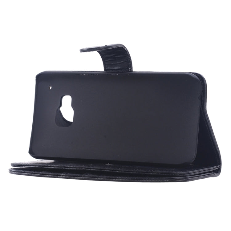 Horizontal Flip Magnetic Buckle Leather Case with Holder & Card Slots & Wallet for HTC One M9