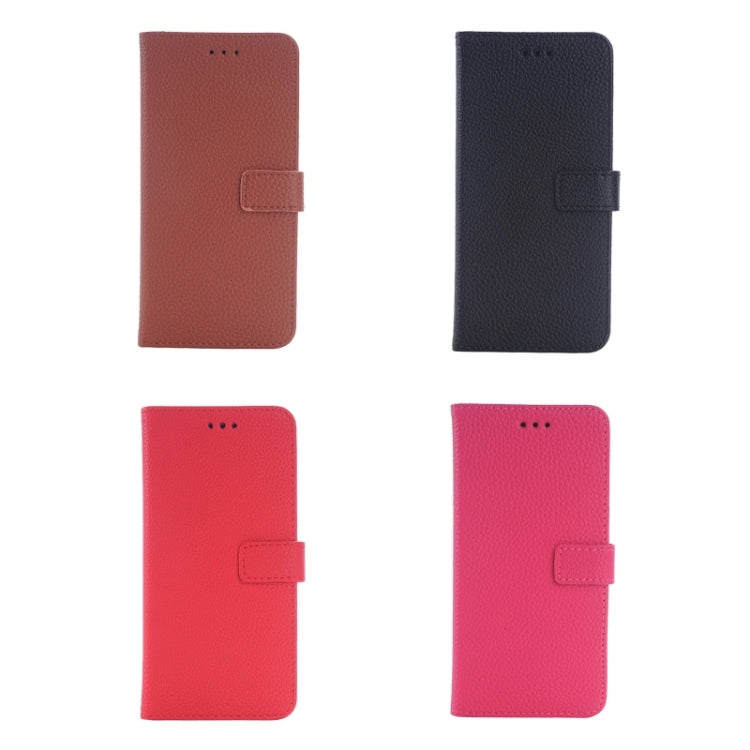 Litchi Texture Horizontal Flip Magnetic Buckle Leather Case with Card Slots & Holder for HTC One M9