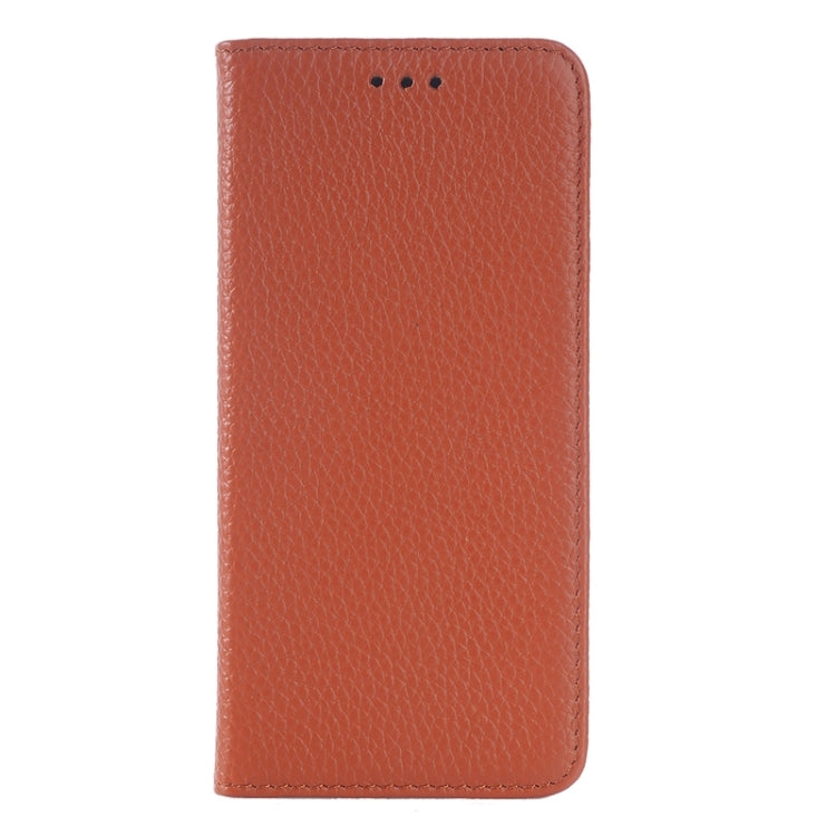Litchi Texture Horizontal Flip Genuine Leather Case with Card Slot for HTC One M9