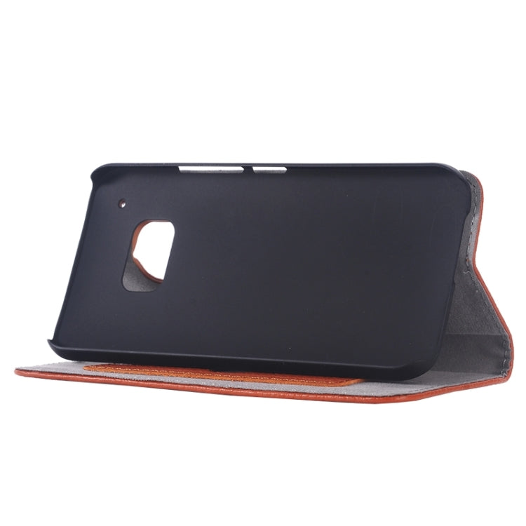 Litchi Texture Horizontal Flip Genuine Leather Case with Card Slot for HTC One M9