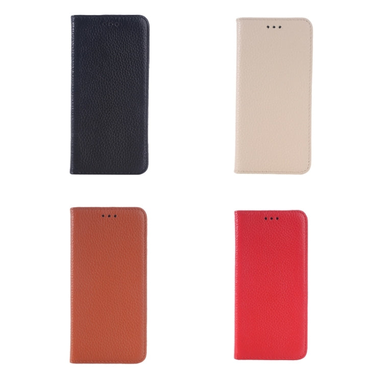 Litchi Texture Horizontal Flip Genuine Leather Case with Card Slot for HTC One M9