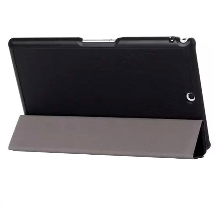Karst Texture Leather Case with Holder & Sleep Function for Sony Xperia Tablet Z3 Compact