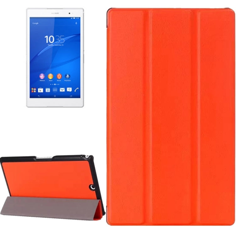 Karst Texture Leather Case with Holder & Sleep Function for Sony Xperia Tablet Z3 Compact