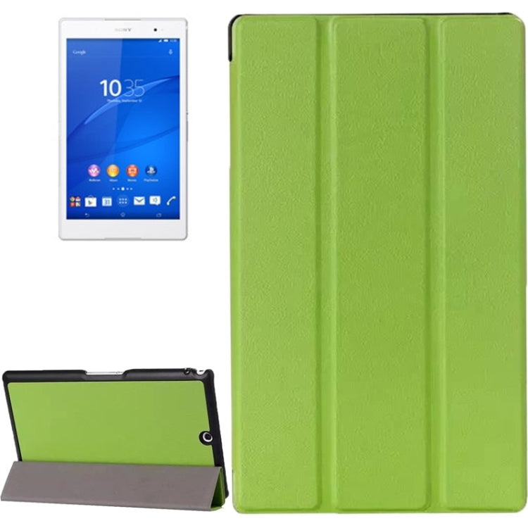 Karst Texture Leather Case with Holder & Sleep Function for Sony Xperia Tablet Z3 Compact