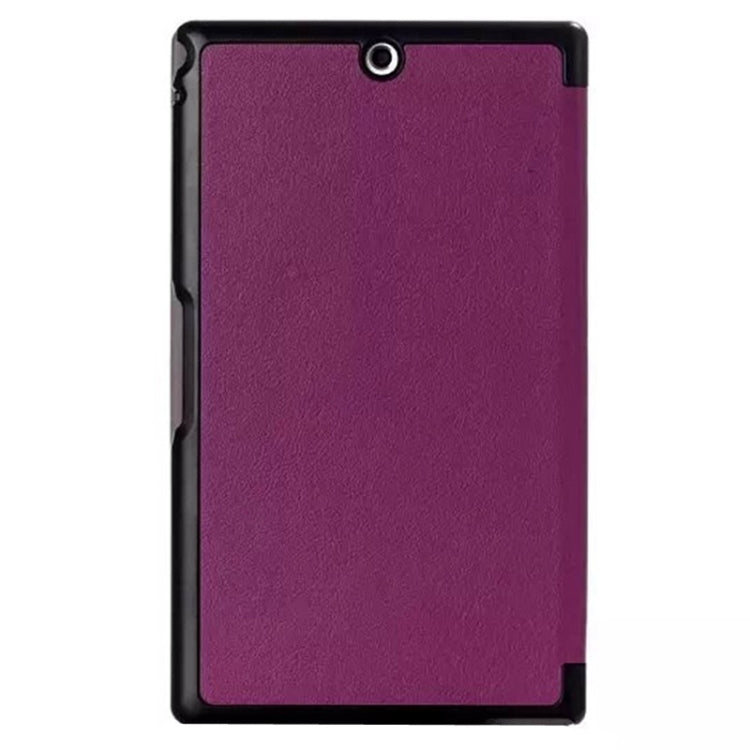 Karst Texture Leather Case with Holder & Sleep Function for Sony Xperia Tablet Z3 Compact
