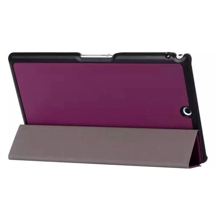 Karst Texture Leather Case with Holder & Sleep Function for Sony Xperia Tablet Z3 Compact
