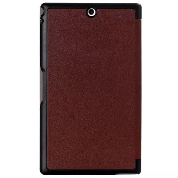 Karst Texture Leather Case with Holder & Sleep Function for Sony Xperia Tablet Z3 Compact