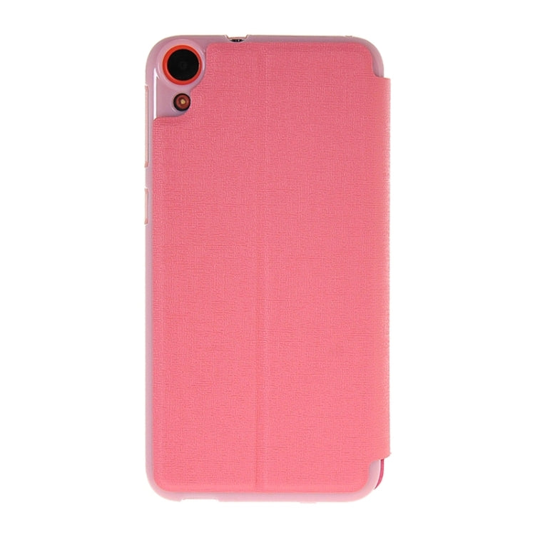 Horizontal Flip Leather Case with Call Display ID & Holder for HTC Desire 820 / 820s