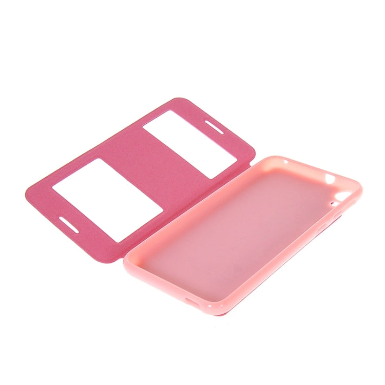 Horizontal Flip Leather Case with Call Display ID & Holder for HTC Desire 820 / 820s