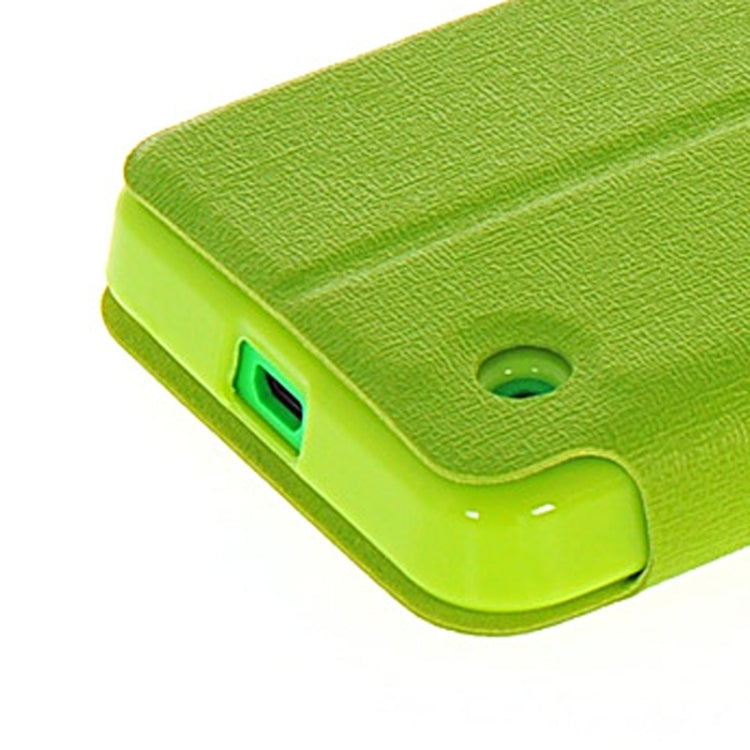 Horizontal Flip Leather Case with Call Display ID & Holder for Microsoft Lumia 630