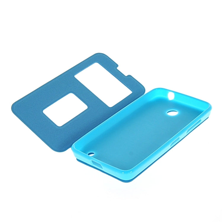 Horizontal Flip Leather Case with Call Display ID & Holder for Microsoft Lumia 630