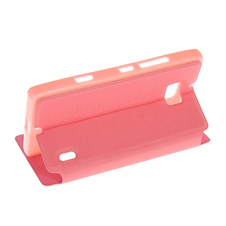 Horizontal Flip Leather Case with Call Display ID & Holder for Nokia Lumia 930