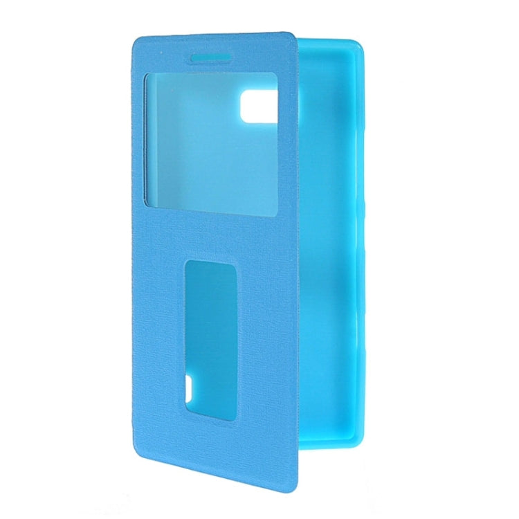 Horizontal Flip Leather Case with Call Display ID & Holder for Nokia Lumia 930