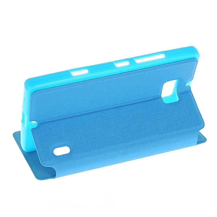 Horizontal Flip Leather Case with Call Display ID & Holder for Nokia Lumia 930