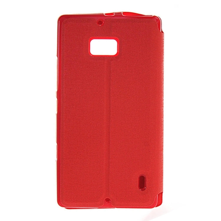 Horizontal Flip Leather Case with Call Display ID & Holder for Nokia Lumia 930