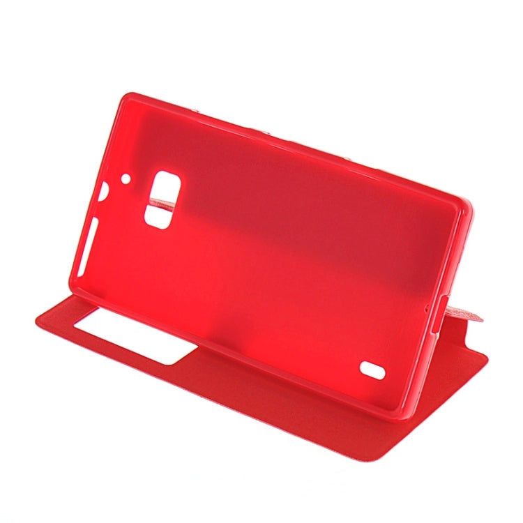 Horizontal Flip Leather Case with Call Display ID & Holder for Nokia Lumia 930