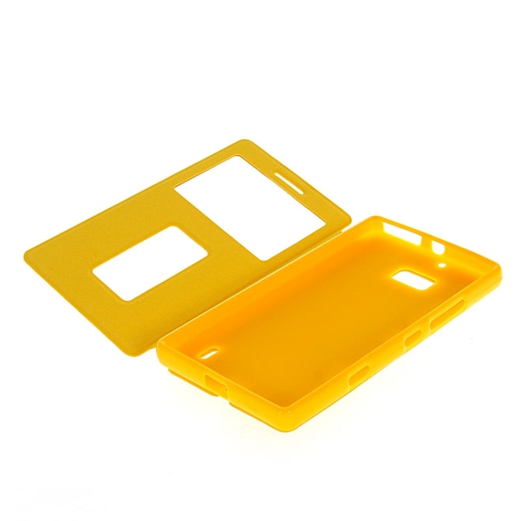 Horizontal Flip Leather Case with Call Display ID & Holder for Nokia Lumia 930