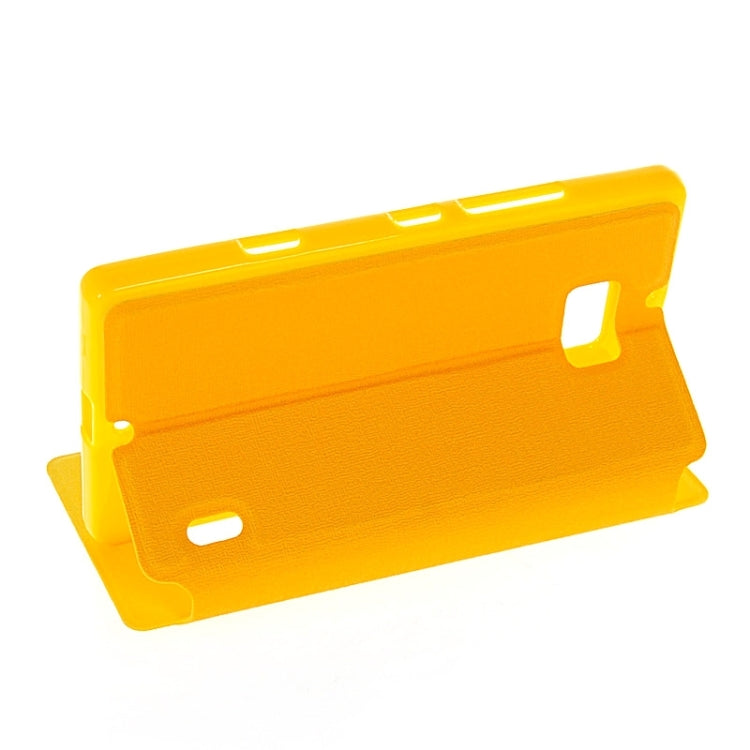 Horizontal Flip Leather Case with Call Display ID & Holder for Nokia Lumia 930