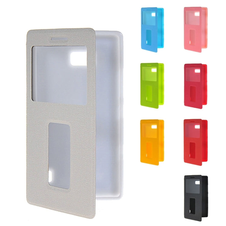 Horizontal Flip Leather Case with Call Display ID & Holder for Nokia Lumia 930