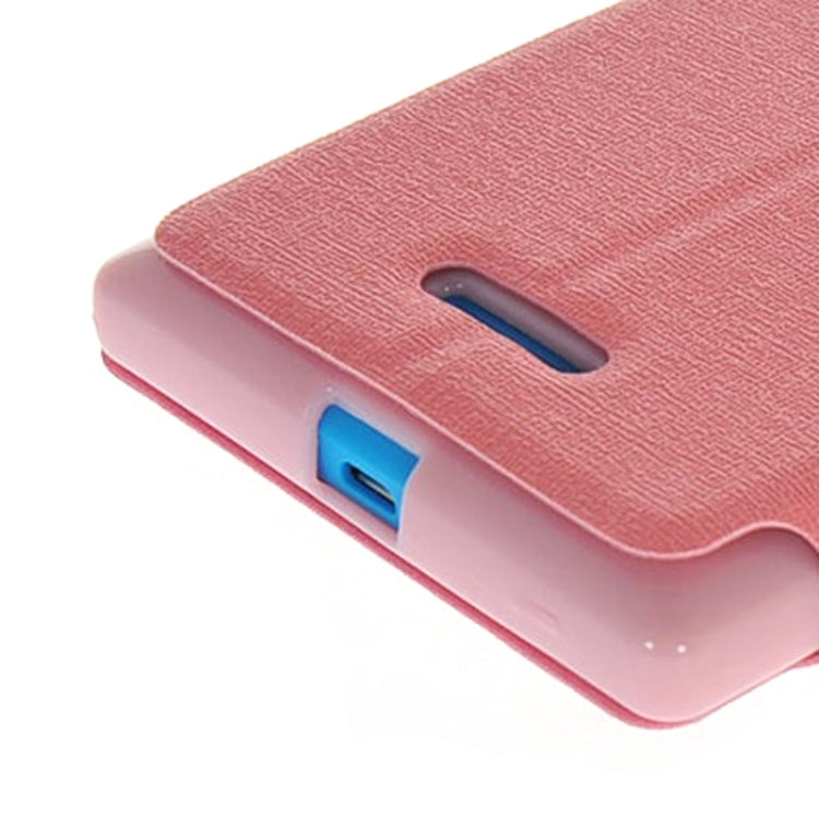 Horizontal Flip Leather Case with Call Display ID & Holder for Nokia XL