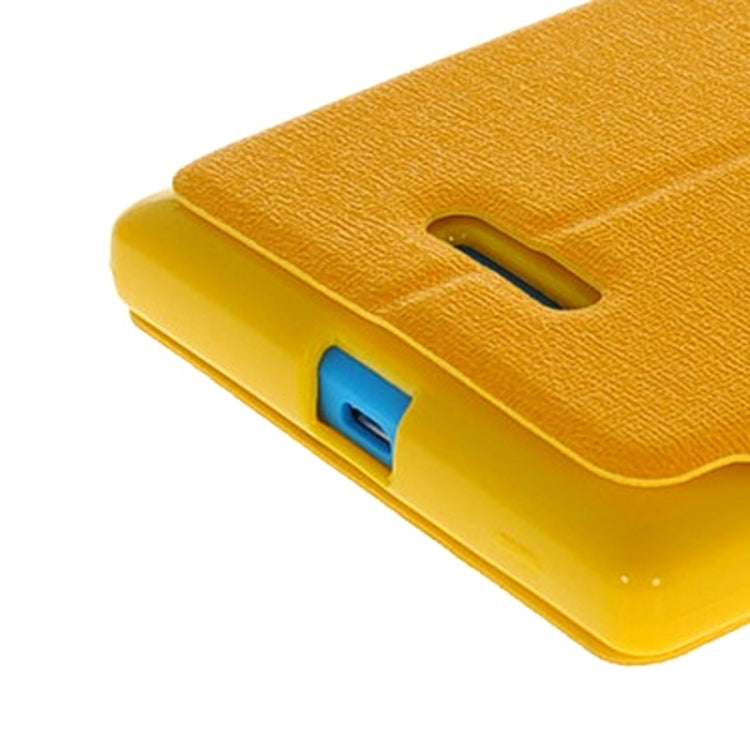 Horizontal Flip Leather Case with Call Display ID & Holder for Nokia XL