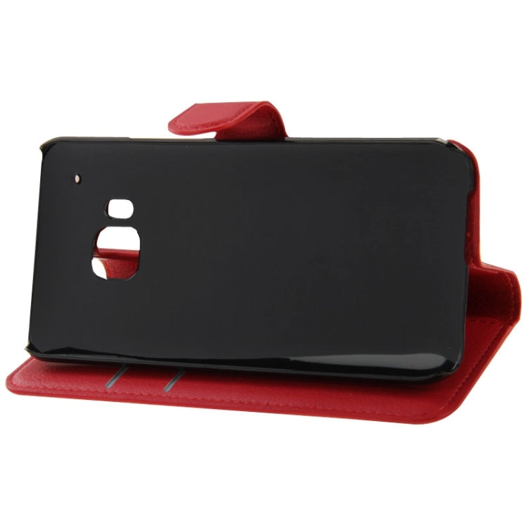 Litchi Texture Flip Leather Case with Holder & Card Slots & Wallet for HTC One M9