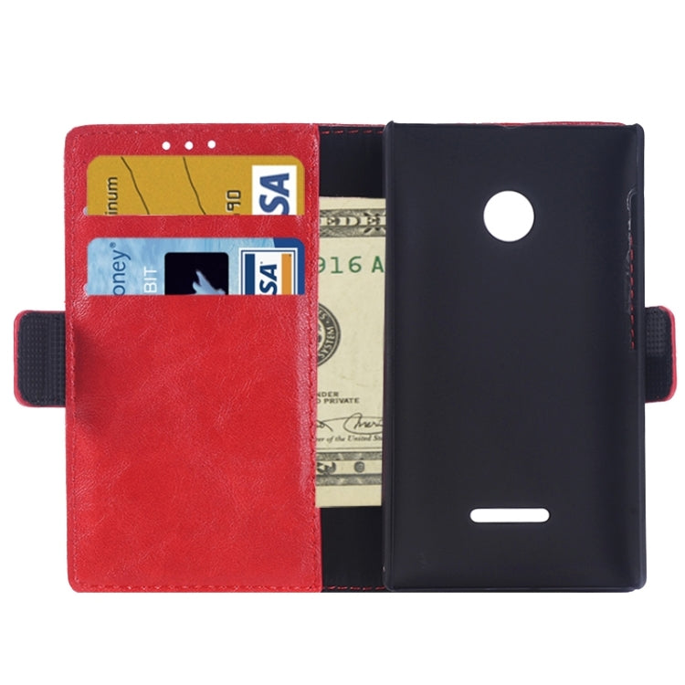 Retro Oil PU Leather Case with Card Slots & Wallet & Holder for Microsoft Lumia 532