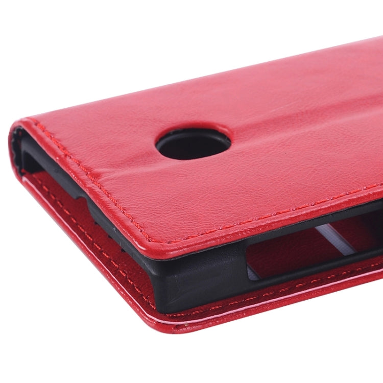 Retro Oil PU Leather Case with Card Slots & Wallet & Holder for Microsoft Lumia 532