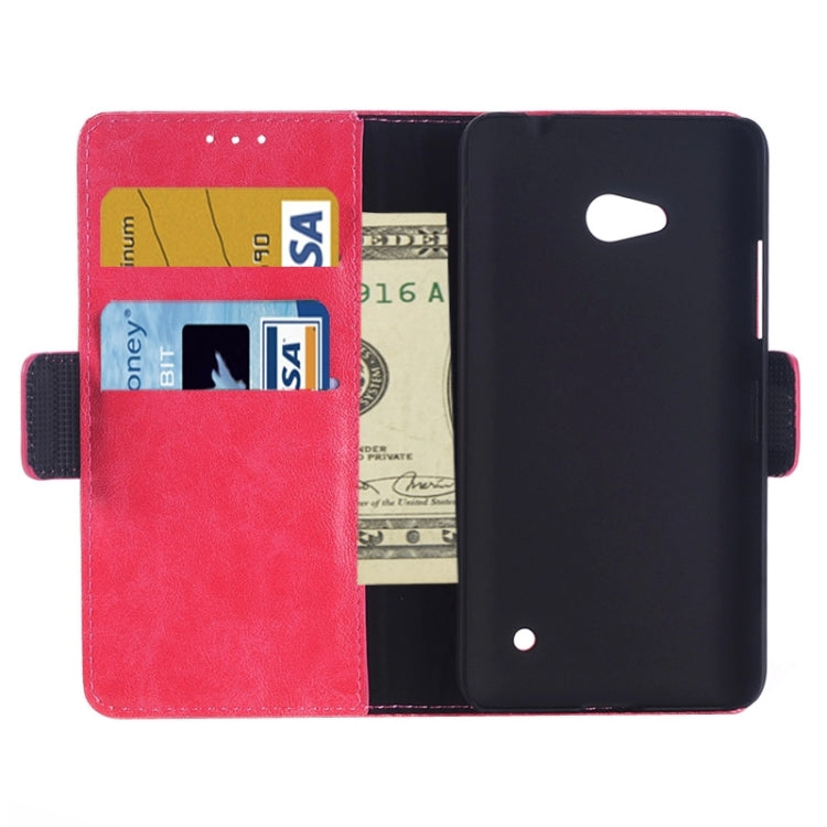 Retro Oil PU Leather Case with Card Slots & Wallet & Holder for Microsoft Lumia 640