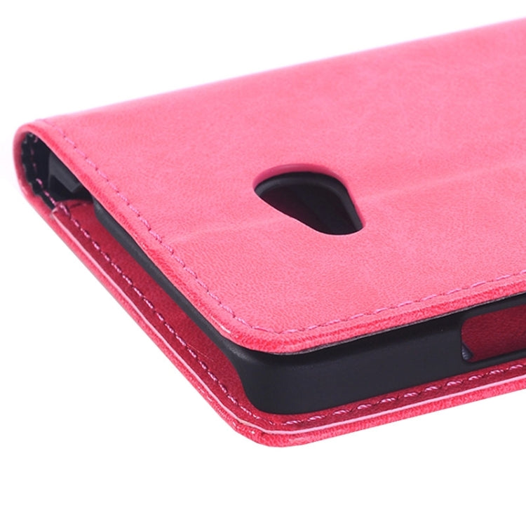 Retro Oil PU Leather Case with Card Slots & Wallet & Holder for Microsoft Lumia 640