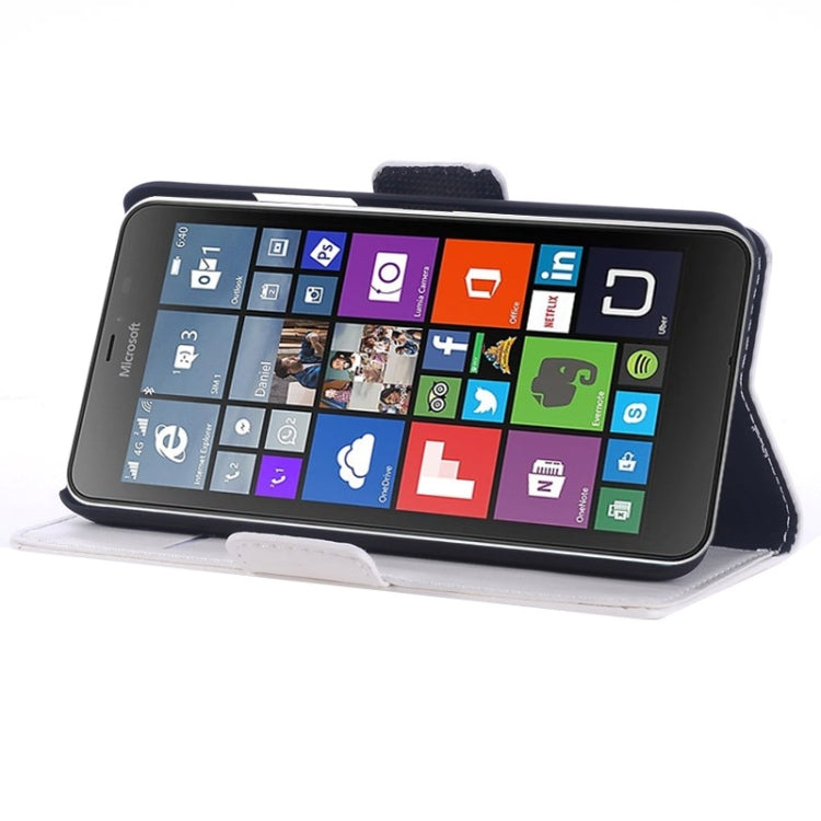Retro Oil PU Leather Case with Card Slots & Wallet & Holder for Microsoft Lumia 640