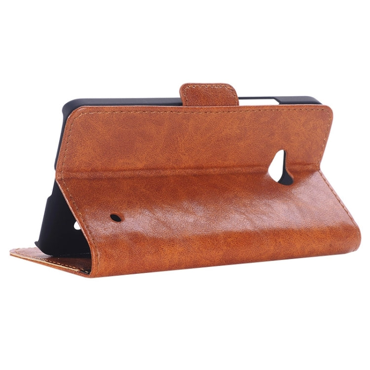 Retro Oil PU Leather Case with Card Slots & Wallet & Holder for Microsoft Lumia 640