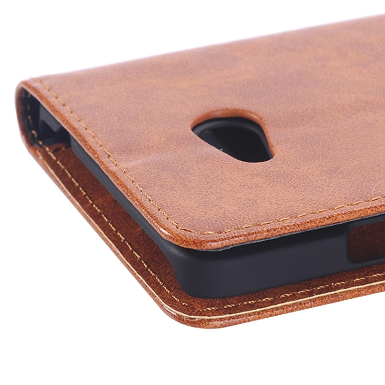 Retro Oil PU Leather Case with Card Slots & Wallet & Holder for Microsoft Lumia 640