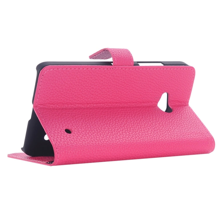 Litchi Texture Flip Leather Case with Holder & Card Slots & Wallet for Microsoft Lumia 640