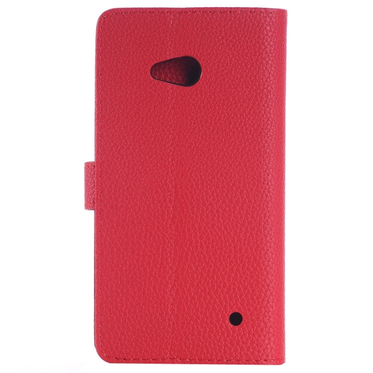 Litchi Texture Flip Leather Case with Holder & Card Slots & Wallet for Microsoft Lumia 640