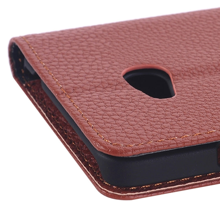 Litchi Texture Flip Leather Case with Holder & Card Slots & Wallet for Microsoft Lumia 640