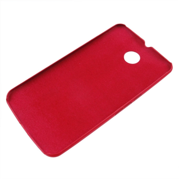 Ultrathin PU Leather Back Cover Protective Case for Google Nexus 6